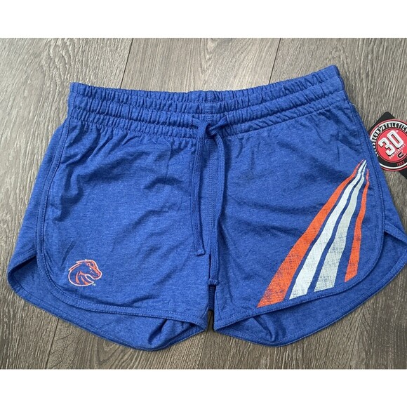 NEW Boise State Broncos Booty Shorts Blue Running NCAA Colosseum Women’s Medium - Picture 1 of 3